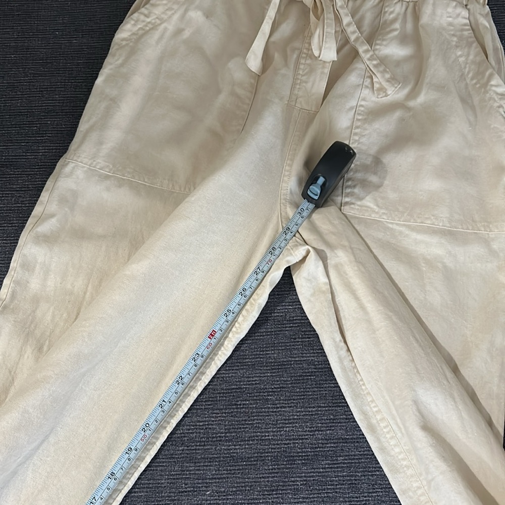 Wore Once! Universal Thread linen Boiler Suit Jumpsuit Size 6 - Picture 5 of 11